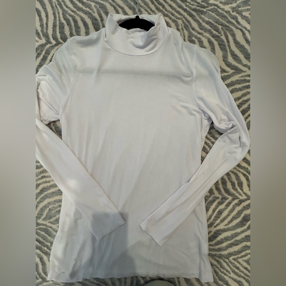 Jones & Co White Mock Turtleneck - Picture 2 of 5